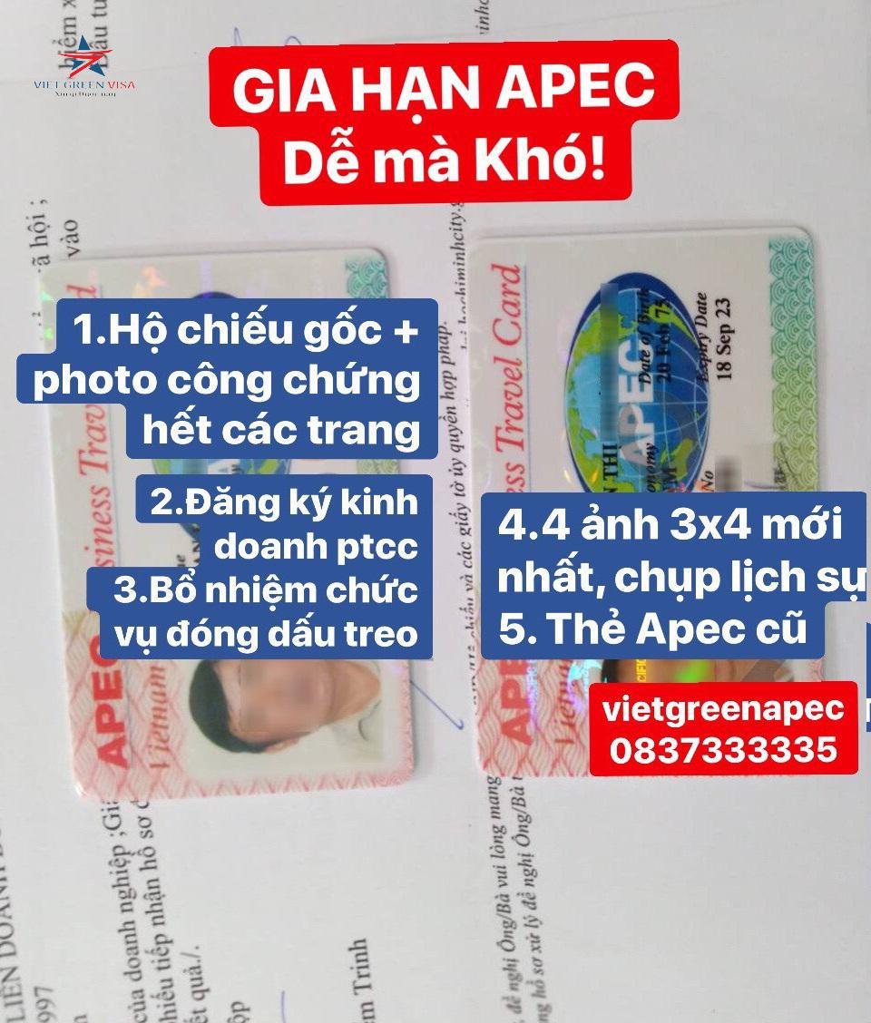 Gia hạn thẻ Apec tại Vĩnh Long, gia hạn thẻ Apec, thẻ Apec, Vĩnh Long, Viet Green Visa
